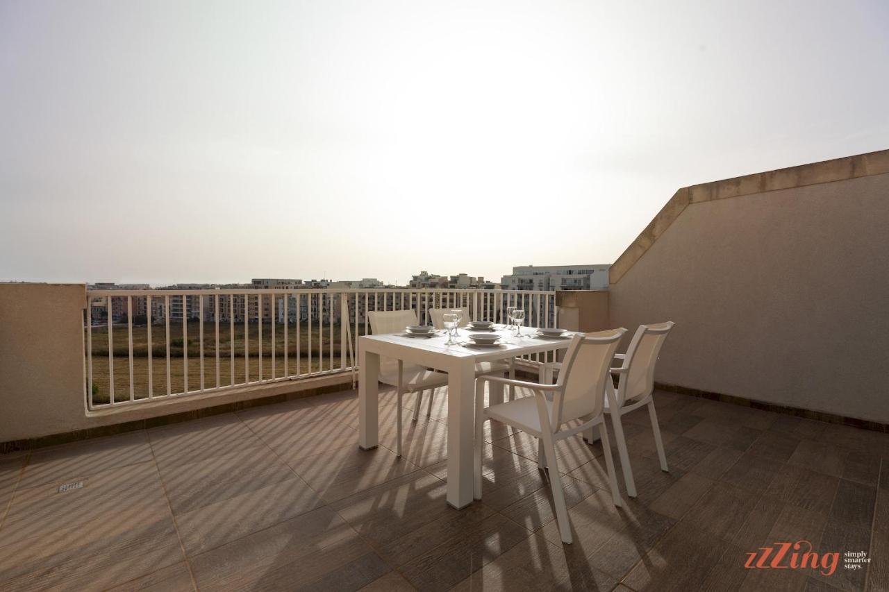 セント・ポールズ・ベイSunny Penthouse Wterrace And Open Viewsアパートメント エクステリア 写真