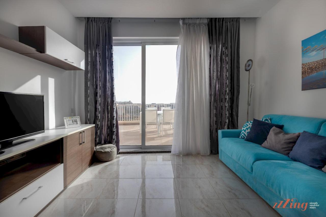 セント・ポールズ・ベイSunny Penthouse Wterrace And Open Viewsアパートメント エクステリア 写真